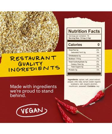 Momofuku Spicy Seasoned Salt - Umami Seasoning for Spice & Pizza (3.7 oz) - Chef Made for Cooking - Buy Online on GoSupps.com