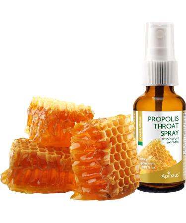 apihaus Propolis & Herb Throat Spray 1 Fluid Ounce - Buy Online on GoSupps.com