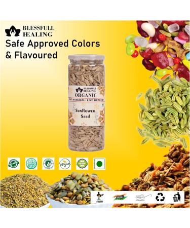 Blessfull Healing Organic Sunflower Seeds 200 Gram Airtight Container - Buy Online on GoSupps.com
