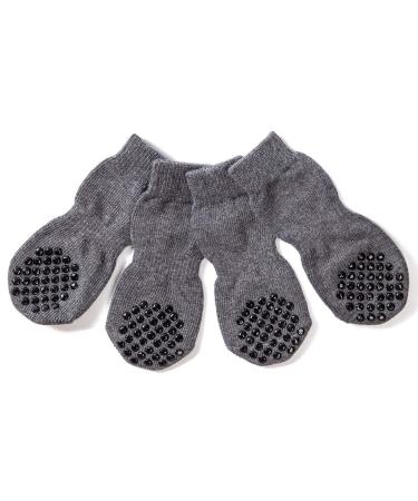 AKOPAWON anti-slip socks Dogs Cat socks 4 pieces of paw protection detention socks for inside pet dogs cat socks with rubber reinforcement S-4XL suitable for dogs from 1-36 kg 5xl for over 36 kg b-gray l - Buy Online on GoSupps.com