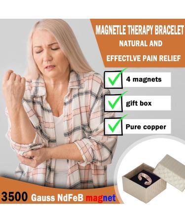YINOX 99.9% Pure Copper Ring for Arthritis Relief | 3 Magnetic Rings for Pain & Carpal Tunnel Syndrome - Shop Now! - Buy Online on GoSupps.com