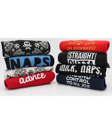 Baby Moo's Funny Baby Bibs Hip Hop - STRAIGHT OUTTA MUM'S TUM | Unisex Twin Baby Gift Set of 2 - Buy Online on GoSupps.com