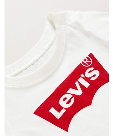 Levi's Kids Baby Girls White Batwing Tee - Size 9 Months - Buy Online on GoSupps.com