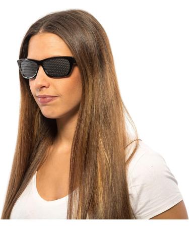 Pinhole Glasses 415-FSG | Full-Surface Raster | Black | International Shipping Available - Buy Online on GoSupps.com