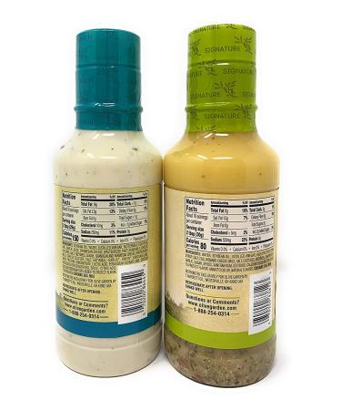 Olive Garden Signature & Parmesan Ranch Dressing 16 fl oz (2 Pack) - Delicious Salad Dressing - Buy Online on GoSupps.com