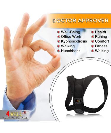 Posture Corrector for Women & Men - Comfortable Brace for Spinal Alignment & Support - Buy Online on GoSupps.com