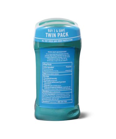 Degree Men Cool Rush 48-Hour Antiperspirant Deodorant Stick 2.7oz (Pack of 2) - Buy Online on GoSupps.com