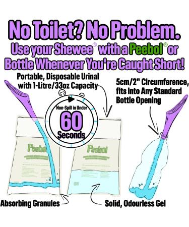 Shewee Women's Extreme One Size - Lilac | Eco-Friendly & Portable Urinary Device for Travel - Buy Online on GoSupps.com