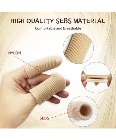 10 Pieces Gel Toe Protective Caps - Silicone Toe Protection for Corns Calluses & Blisters - Men's & Women's Sizes S M L - Comfortable Foot Care - Buy Online on GoSupps.com