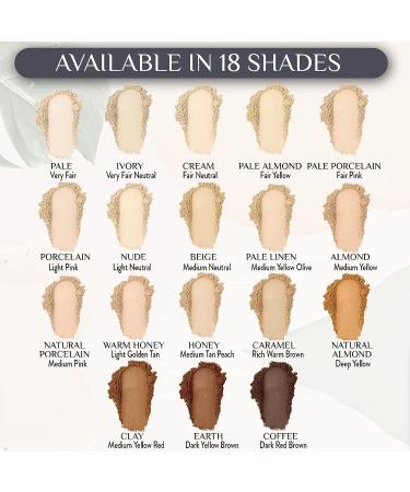 Luxe Mineral Foundation | Natural Pigments | All Skin Types | Teens & Adults | Lightweight & Silky Smooth | Long-Lasting & Clean | Hypoallergenic & Non-Comedogenic - Buy Online on GoSupps.com