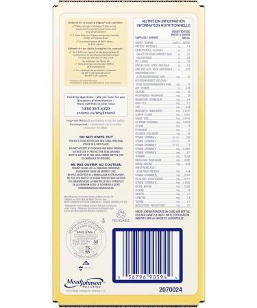 Enfamil A+ Baby Formula Ready to Feed Bottles DHA (a type of Omega-3 fat) to help support brain development Age 0-12 months 237ml x 18 count (Packaging May Vary) - Buy Online on GoSupps.com
