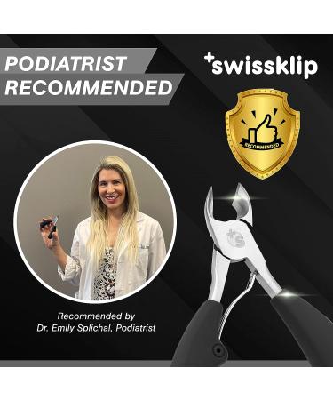 Swissklip Heavy Duty Toenail Clippers | Professional Nail Clippers for Seniors with Thick Toenails | Ideal for Ingrown Nails | 1 Unit Pack - Buy Online on GoSupps.com