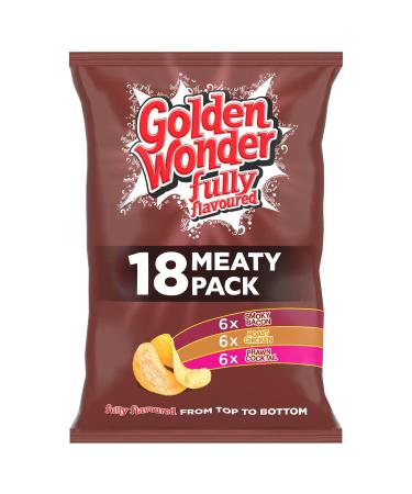 Golden Wonder Fully Flavoured Meaty Pack 18 x 25g