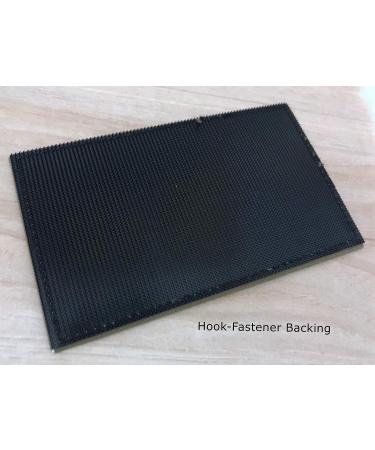 Infrared IR US American Flag Patch Set - Tactical Vest Patches - 2x3.5 - Hook-Fastener Backing - Black - 1 Left + 1 Right - Buy Online on GoSupps.com