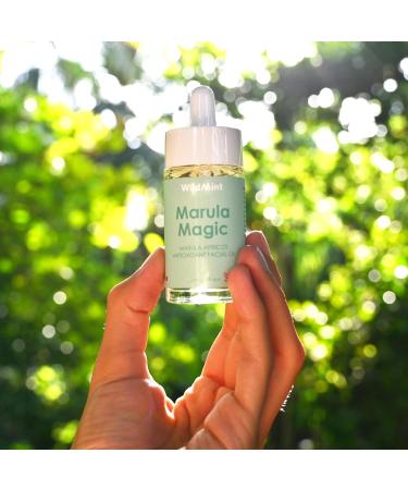 WildMint Marula Magic Natural Facial Oil | Softening & Healing Facial Oil for Sensitive Dry Mature Skin | Hydrating with Marula Oil | Vegan & Cruelty-Free Skin Care | Made in the UK | 30ml - Buy Online on GoSupps.com