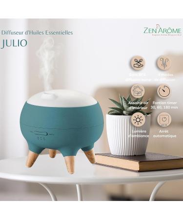 Zen ar me Julio Essential Oil Diffuser Ultrasonic Aromatherapy LED Light 2 Modes & Timer Function | Perfect for Home & Office - Buy Online on GoSupps.com