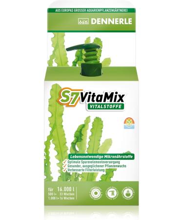 Dennerle 4466 S7 Vita Mix - Vital Substances for Aquarium Plants 500 ml | Ideal for Healthy Aquatic Growth - Shop Internationally - Buy Online on GoSupps.com
