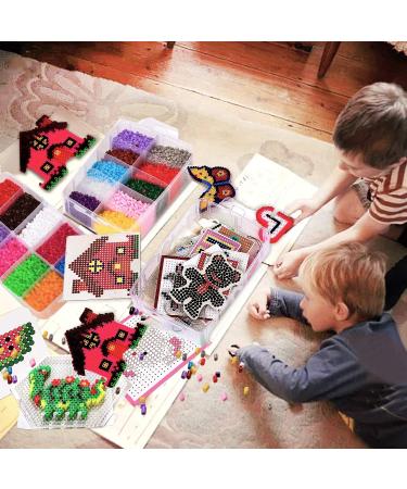 30,000 Piece Fuse Beads Kit for Kids - 30 Colors, 5MM Size, with Ironing Papers, Pegboards, Tweezers - Perler Beads Compatible Kit - Buy Online on GoSupps.com