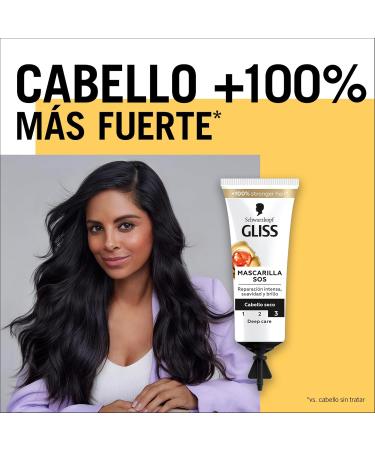  Gliss Gliss - Mini mask for dry hair - Total Repair - 20 units of 15 ml (300 ml) - Repair range - Travel size - Buy Online on GoSupps.com