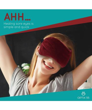 Plush Eye Mask | Ultra-Soft Moist Heat | Microwave Activated | Reusable - Buy Online on GoSupps.com
