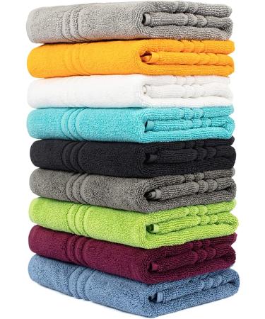 Buy Maurahome 2-Pack Blue Terry Bath Mats - 100% Cotton Slip-Resistant Quick-Drying Bathroom Rugs (50x70cm) - International Shipping Available - Buy Online on GoSupps.com