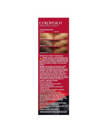 Revlon ColorSilk Permanent Hair Color - 57 Lightest Golden Brown (Pack of 3) | Ammonia-Free with 100% Gray Coverage & Keratin - Buy Online on GoSupps.com
