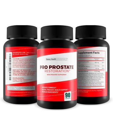 Pro Prostate Restoration - Our Best Natural Prostate Support Supplement for Men s Health - Prostate Health Support - Our Best Prostate Supplements for Men Prostate Supplement for Men - Prostate Pills - Buy Online on GoSupps.com