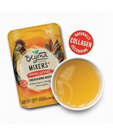 Purina Beyond Immune Support Chicken Bone Broth Cat Food Complement - 16 Pouches - Buy Online on GoSupps.com