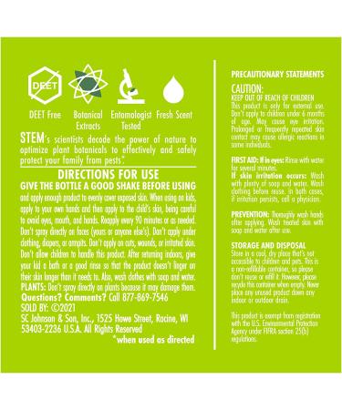 DEET-Free Mosquito Repellent Spray | Botanical Extracts | 4 fl. oz. - Pack of 1 - Buy Online on GoSupps.com