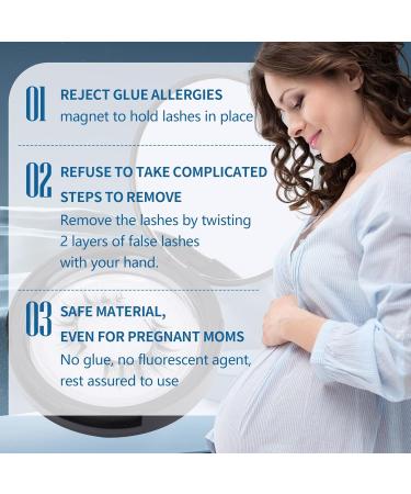 Magnetic Eyelashes Cat Eye Wispy Lashes Magnetic False Eyelashes with Applicator No Glue Needed Natural Strip Lashes Durable 1 Pair Magnetic Lashes - Buy Online on GoSupps.com