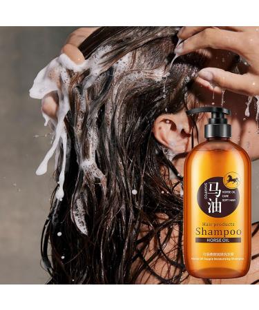 Caring horse oil shampoo 300 ml thick smooth scented damageprotecting moisturizing antifrizz shampoo for thinning hair and Anulely - Buy Online on GoSupps.com