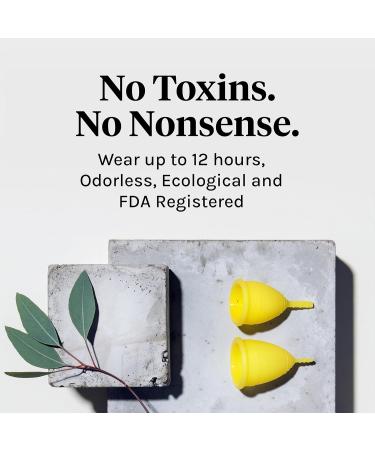 Lunette Menstrual Cup Model 2 - Blue for Normal/Heavy Flow | Eco-Friendly & Reusable - Buy Online on GoSupps.com