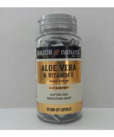 Mason Natural Aloe Vera & Vitamin E Body Cream 60 Snip-Off Capsules