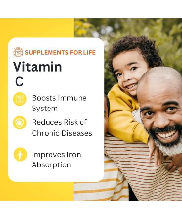 Vitamin C 1000mg - Vitamin C Dietary Supplement for Immune System Vegan Production of Cellular Energy High Strength Formula to Boost Immunity - Gluten-Free - 90 Capsules 3 month supply 90 Count (Pack of 1) - Buy Online on GoSupps.com