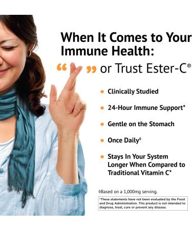 Buy American Health Ester-C 500 mg - 120 Vegetarian Capsules | Immune Support - Buy Online on GoSupps.com