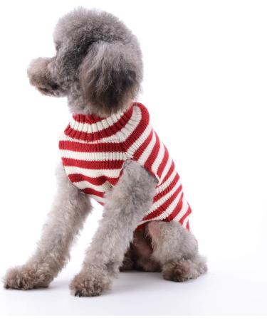 Buy Hrttsy Christmas Dog Sweater | Warm Winter Coat for Small & Medium Dogs | Cute Santa Costume for Pets - Buy Online on GoSupps.com