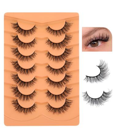 ALPHONSE 16MM Natural Look Mink False Eyelashes - 7 Pairs Pack - Buy Online on GoSupps.com