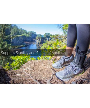 Ossur FormFit Ankle Brace with Speedlace & Figure 8 Straps - Large Size | Single Pull Closure & Removable Stays | Ankle Immobilization for Injury Recovery or Prophylactic Use - Buy Online on GoSupps.com