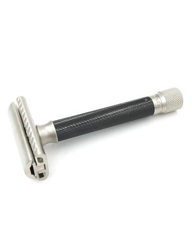 Parker Variant Adjustable Double-Sided Safety Razor - Metallic Graphite with 5 Premium Blades | International Shipping - Buy Online on GoSupps.com