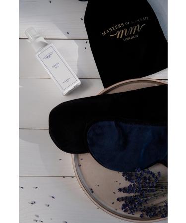 Masters of Mayfair Luxury Lavender-Infused Silk & Cotton Sleep Mask (Grey) - for Travel or Home Use - Men and Women - Buy Online on GoSupps.com