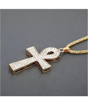 Crystal Jade Pendant Necklace Amulet Jewelry Personalised Steampunk Necklaces Pendant Chain Choker Necklace Pendant Jewelry Bling Crystal Men's Hip hop Pendant Necklace - Buy Online on GoSupps.com