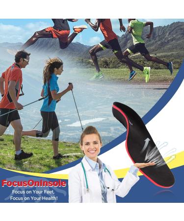 Plantar Fasciitis Insoles for Men & Women - 220+ lbs - Heavy Duty Orthotic Inserts for Foot Pain Relief & High Arch Support - Best for Standing All Day & Work Boots - Buy Online on GoSupps.com