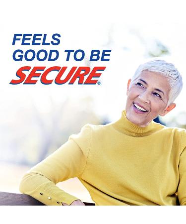 Secure Waterproof Denture Adhesive - Zinc Free, Extra Strong Hold - 2 Pack (1.4 oz) - Buy Online on GoSupps.com