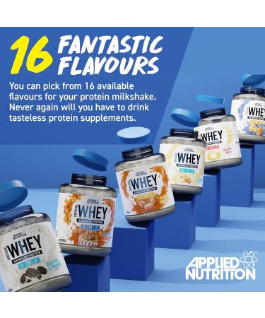 Applied Nutrition Critical Whey Protein Powder 2kg - High Protein Carrot Cake Milkshake with BCAAs & Glutamine - Muscle Building Supplement (67 Servings) - Buy Online on GoSupps.com