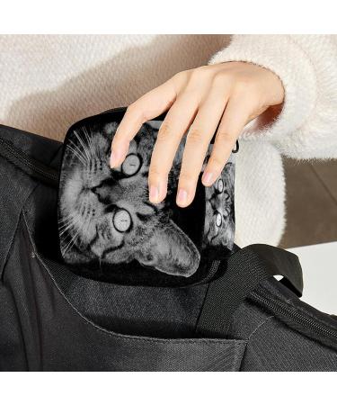 GIAPB Period Bag - Sanitary Napkin Storage & Makeup Pouch (Animal Cat Picture) - Color732 - Buy Online on GoSupps.com