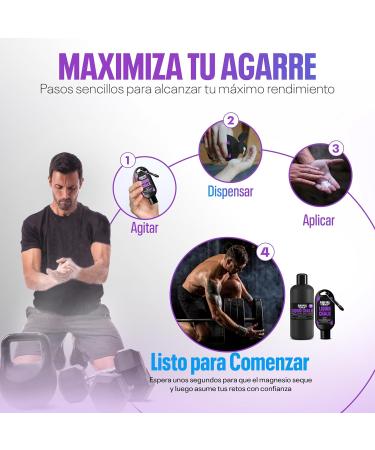 Animal Chalk - Advanced Liquid Magnesium 200ml | Optimal Grip for Climbing CrossFit Pole Dance & Gym | Best Liquid Chalk for Performance - Buy Online on GoSupps.com