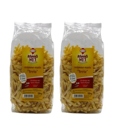 Schmid's Schmids No1 2 x band noodles wide 8 mm 500 g excellent in taste and savory in beetroot