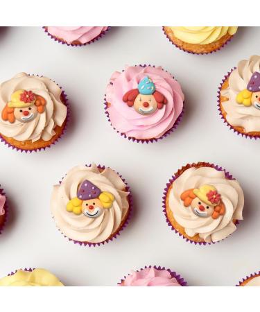 Coffee House Diamant 12 Set Clown Backdekor | Vegan Gluten-Free Natural Food Colors for Cupcakes & Cakes - Perfect for Birthday Parties & Carnivals - Buy Online on GoSupps.com