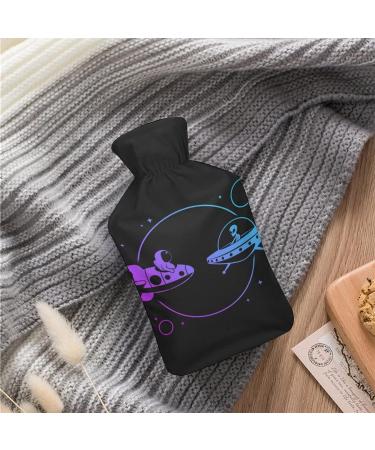 Buy Alien Space Hot Water Bottle with Plush Cover - Hand Warmer for Adults & Kids | 26.5x15.3cm - International Shipping Available - Buy Online on GoSupps.com