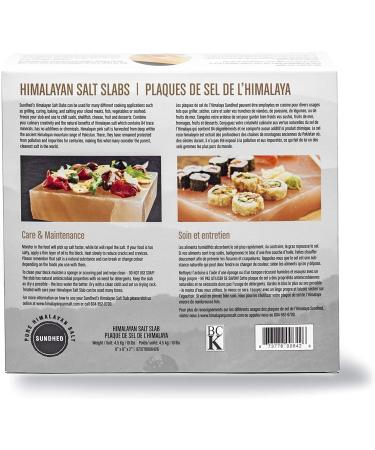 Sundhed Pure Himalayan Pink Salt Slab (8 * 2 Inches) 5000 Grams - Buy Online on GoSupps.com